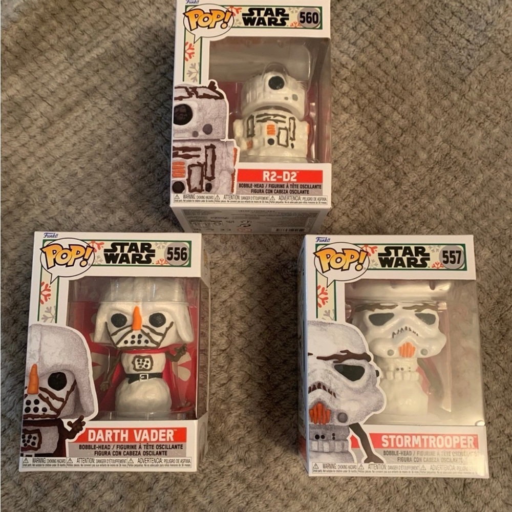 NWT BUNDLE OF STAR WARS FUNKO POPS